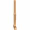 Ekena Millwork Saratoga Timber Gable Bracket, Western Red Cedar, 84"W x 49"H x 3 1/2"D x 3 1/2"F, 14/12 Pitch GBW084X49X0404SAR00SWR - alternate 3